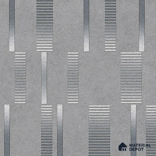 Highlighter Tiles  Tile TL 07251 E Plana 8015 GLM (Silver) 1 ft x 1 ft Ceramic Matte Finish - 9 mm  | 2 mm Spacer is Mandatory (Sample)